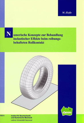 Numerische Konzepte zur Behandlung inelastischer Effekte beim reibungsbehafteten Rollkontakt von Wriggers,  Peter, Ziefle,  Matthias