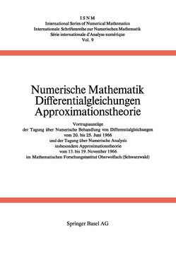 Numerische Mathematik Differentialgleichungen Approximationstheorie von Collatz, Meinradus, Unger