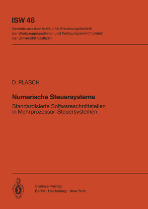 Numerische Steuersysteme von Plasch,  D.