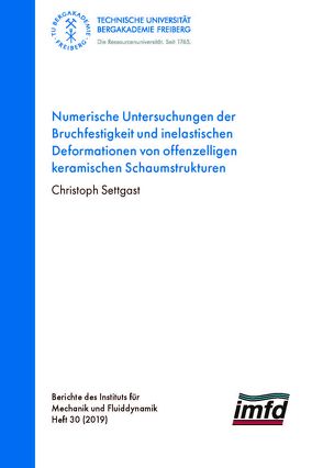 Numerische Untersuchungen der Bruchfestigkeit und inelastischen Deformationen von offenzelligen keramischen Schaumstrukturen von Settgast,  Chistoph