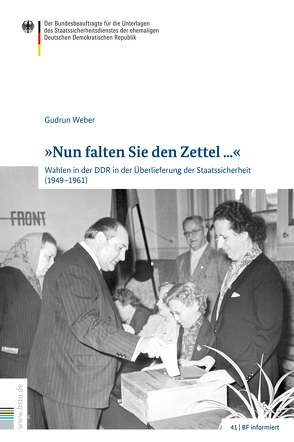 „Nun falten Sie den Zettel …“ von Florath,  Bernd, Weber,  Gudrun