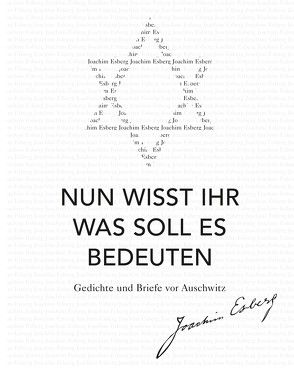 NUN WISST IHR WAS SOLL ES BEDEUTEN von Adloff,  Kristlieb, Esberg,  Joachim, Försterling,  Reinhard, Kumlehn,  Jürgen