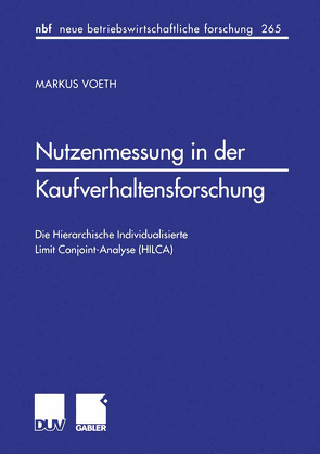 Nutzenmessung in der Kaufverhaltensforschung von Voeth,  Markus