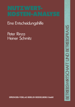 Nutzwert-Kosten-Analyse von Rinza,  Peter