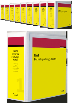 NWB Betriebsprüfungs-Kartei mit 12 Monaten Mindestbezug von Boochs,  Wolfgang, Buse,  Johannes W., Duda,  Bernadette, Klimmek,  Peter, Nüdling,  Lars, Olles,  Uwe