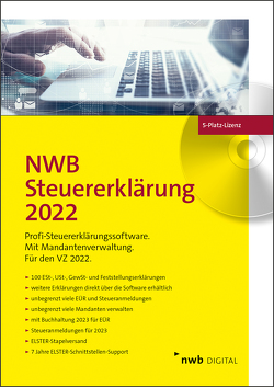 NWB Steuererklärung 2022 – 5-Platz-Lizenz