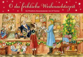 O du fröhliche Weihnachtszeit. Ein Windlicht-Adventskalender mit 24 Türchen von Haseloff,  Ulrike