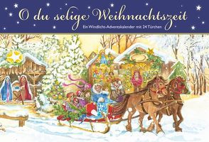 O du selige Weihnachtszeit. Ein Windlicht-Adventskalender mit 24 Türchen von Metz,  Sabine