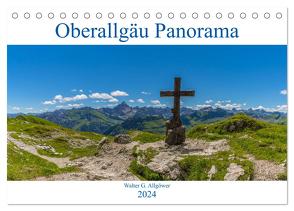 Oberallgäu Panorama (Tischkalender 2024 DIN A5 quer), CALVENDO Monatskalender von G. Allgöwer,  Walter