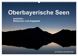 Oberbayerische Seen (Wandkalender 2024 DIN A2 quer), CALVENDO Monatskalender von und Hans Eder,  Christa