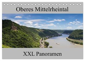 Oberes Mittelrheintal – XXL Panoramen (Tischkalender 2024 DIN A5 quer), CALVENDO Monatskalender von Schonnop,  Juergen