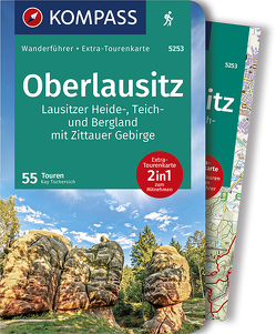 KOMPASS Wanderführer Oberlausitz, Lausitzer Heide-, Teich- und Bergland, mit Zittauer Gebirge von Tschersich,  Kay