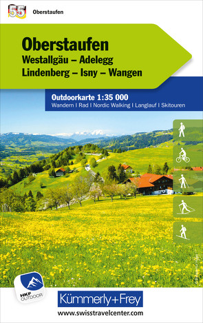 Oberstaufen Nr. 55 Outdoorkarte Deutschland 1:35 000