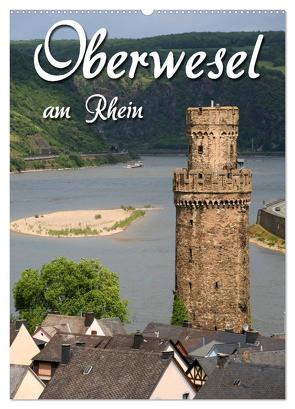 Oberwesel am Rhein (Wandkalender 2024 DIN A2 hoch), CALVENDO Monatskalender von Berg,  Martina