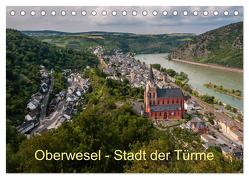 Oberwesel – Stadt der Türme (Tischkalender 2024 DIN A5 quer), CALVENDO Monatskalender von Hess,  Erhard