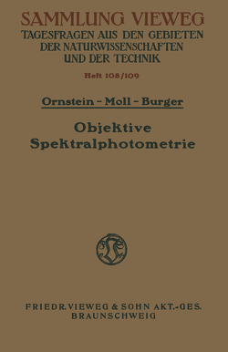 Objektive Spektralphotometrie von Ornstein,  Leonard Salomon