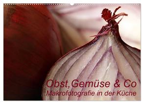 Obst, Gemüse & Co – Makrofotografie in der Küche (Wandkalender 2024 DIN A2 quer), CALVENDO Monatskalender von Brigitte Deus-Neumann,  Dr.