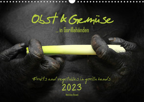 OBST & GEMÜSE in Gorillahänden (Wandkalender 2023 DIN A3 quer) von Besant,  Matthias