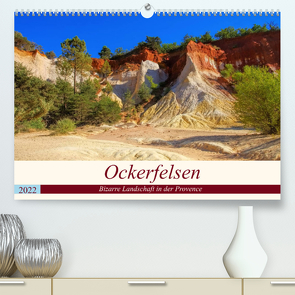 Ockerfelsen – Bizarre Landschaft in der Provence (Premium, hochwertiger DIN A2 Wandkalender 2022, Kunstdruck in Hochglanz) von LianeM