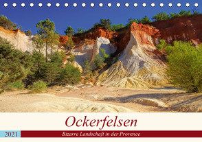 Ockerfelsen – Bizarre Landschaft in der Provence (Tischkalender 2021 DIN A5 quer) von LianeM