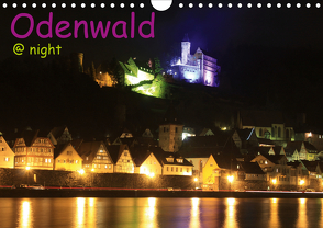 Odenwald @ night / Geburtstagskalender (Wandkalender 2021 DIN A4 quer) von Kropp,  Gert