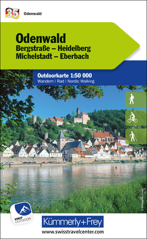 Odenwald Nr. 35 Outdoorkarte Deutschland 1:50 000