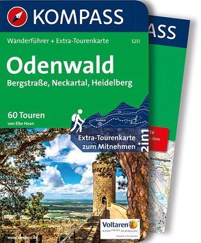 KOMPASS Wanderführer Odenwald von Haan,  Elke