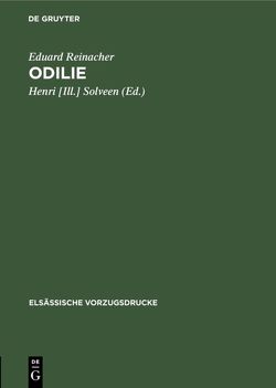 Odilie von Reinacher,  Eduard, Solveen,  Henri [Ill.]