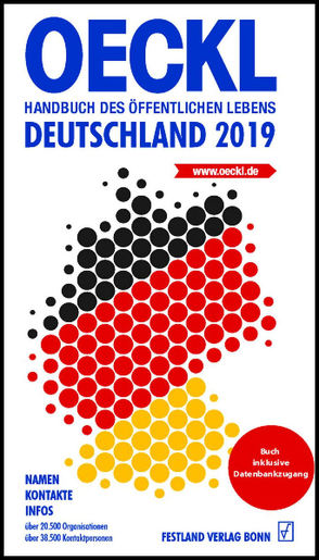 OECKL. Handbuch des Öffentlichen Lebens – Deutschland 2019. Buchausgabe von Kuss,  Brigitte, Oeckl,  Albert