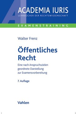 Öffentliches Recht von Frenz,  Walter