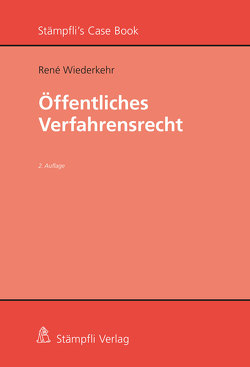 Öffentliches Verfahrensrecht von Wiederkehr,  René