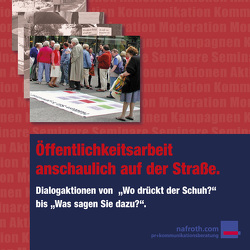 Öffentlichkeitsarbeit anschaulich auf der Straße von Nafroth,  Wolfgang