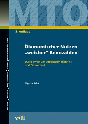 Ökonomischer Nutzen „weicher“ Kennzahlen von Fritz,  Sigrun, Ulich,  Eberhard