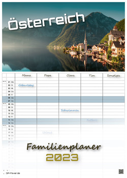 Österreich – 2023 – Kalender DIN A3 – (Familienplaner) von GP-Fever.de