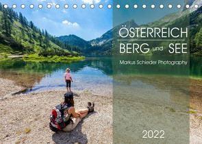 Österreich Berg und SeeAT-Version (Tischkalender 2022 DIN A5 quer) von Schieder,  Markus