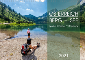 Österreich Berg und SeeAT-Version (Wandkalender 2021 DIN A3 quer) von Schieder,  Markus