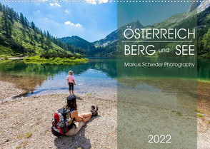 Österreich Berg und SeeAT-Version (Wandkalender 2022 DIN A2 quer) von Schieder,  Markus