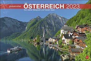 Österreich Globetrotter Kalender 2023. Die Alpenrepublik von ihren schönsten Seiten in einem großen Fotokalender. Ein Wandkalender 2023 im Großformat mit Urlaubsfeeling! von Heye