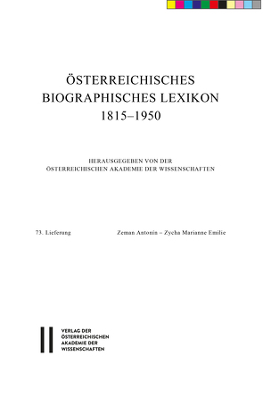 Österreichisches Biographisches Lexikon 1815-1950 / Österreichisches Biographisches Lexikon 1815–1950 von Wissenschaften,  Österreichische Akademie der