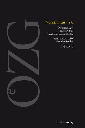 Österreichische Zeitschrift für Geschichtswissenschaften 2/2016 von Schmidt-Lauber,  Brigitta Johanna, Wietschorke,  Jens