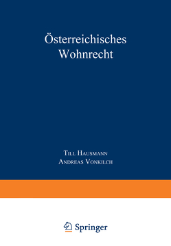 Österreichisches Wohnrecht von Hausmann,  Till, Vonkilch,  Andreas