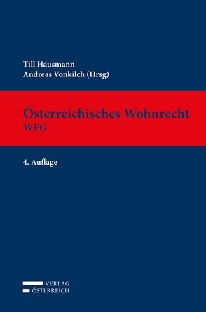 Österreichisches Wohnrecht – WEG von Hausmann,  Till, Vonkilch,  Andreas