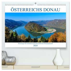 Österreichs Donau (hochwertiger Premium Wandkalender 2024 DIN A2 quer), Kunstdruck in Hochglanz von Simlinger,  Wolfgang