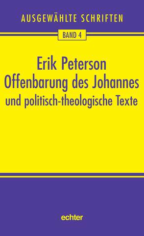 Offenbarung des Johannes von Nichtweiss,  Barbara, Peterson,  Erik