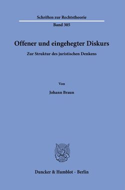 Offener und eingehegter Diskurs. von Braun,  Johann