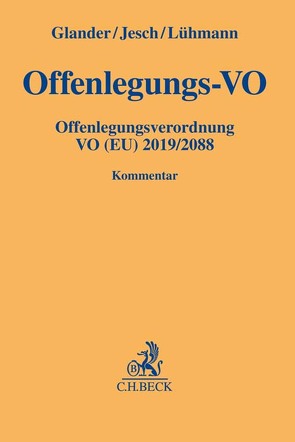 Offenlegungs-VO von Emmerich,  Martin, Fischer,  Nicole, Geier,  Bernd, Germayer,  Niklas, Glander,  Harald S., Hilf,  Juliane, Hillmann,  Julia, Hombach,  Katharina, Hörter,  Steffen, Jesch,  Thomas A., Kropf,  Christian, Labinsky,  Jonas, Lammert,  Katja, Lühmann,  Daniel, Maixner,  Christoph, Meiners,  Christian, Merbeth,  Wiebke, Meringdal,  Inga Elise, Neuneyer,  Dustin, Schirmer,  Matthias, Simon-Schaefer,  Berenike, Stremlau,  Silke, Trafkowski,  Uwe, Versper-Gräske,  Marlen, Ziegler,  Thorsten, Zukas,  Tadas