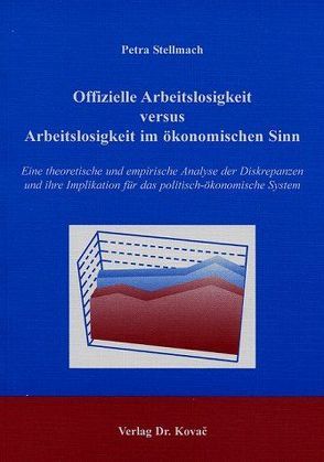 Offizielle Arbeitslosigkeit versus Arbeitslosigkeit im ökonomischen Sinn von Stellmach,  Petra