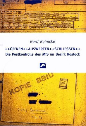 Öffnen, auswerten, schliessen von Mothes,  Jörn, Reinicke,  Gerd