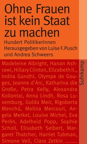 Ohne Frauen ist kein Staat zu machen von Pusch,  Luise F, Schweers,  Andrea