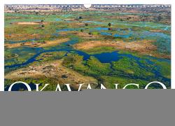 Okavango – Das Delta von oben (Wandkalender 2024 DIN A3 quer), CALVENDO Monatskalender von Bruhn,  Olaf